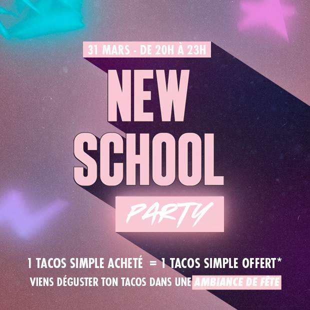 Participe à la New School Party !