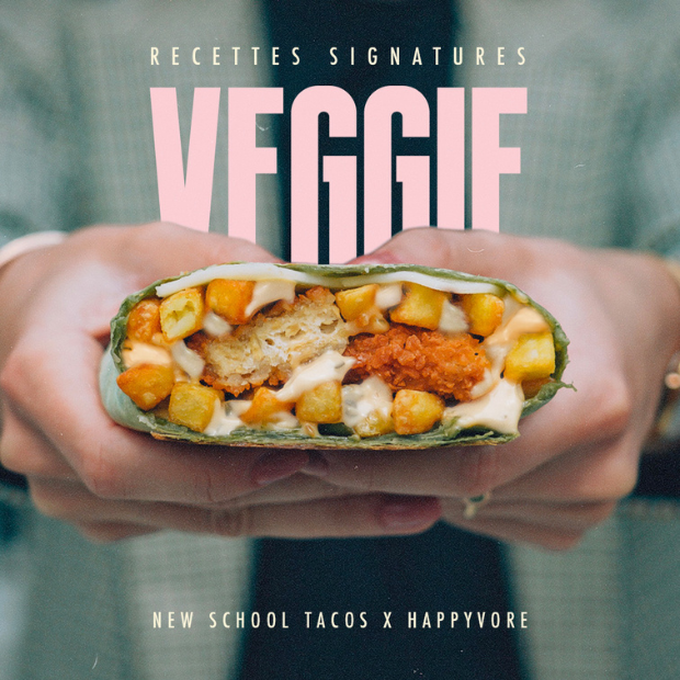 Découvre la nouvelle recette de notre tacos Veggie ! 